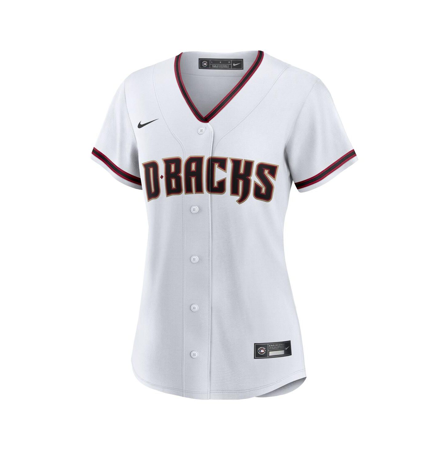 Женский топ Nike Corbin Carroll White Arizona Diamondbacks Home Replica Player Jersey — фото 2