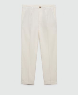 Men's Cotton Lyocell Pleated Pants