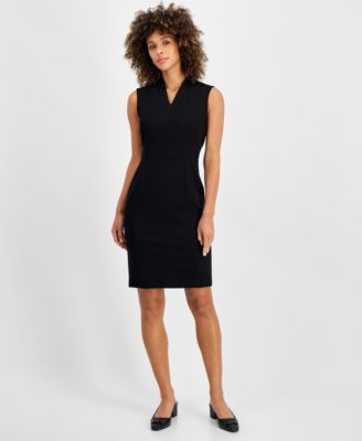 Kasper - Women's Pont&eacute;-Knit Sheath Dress
