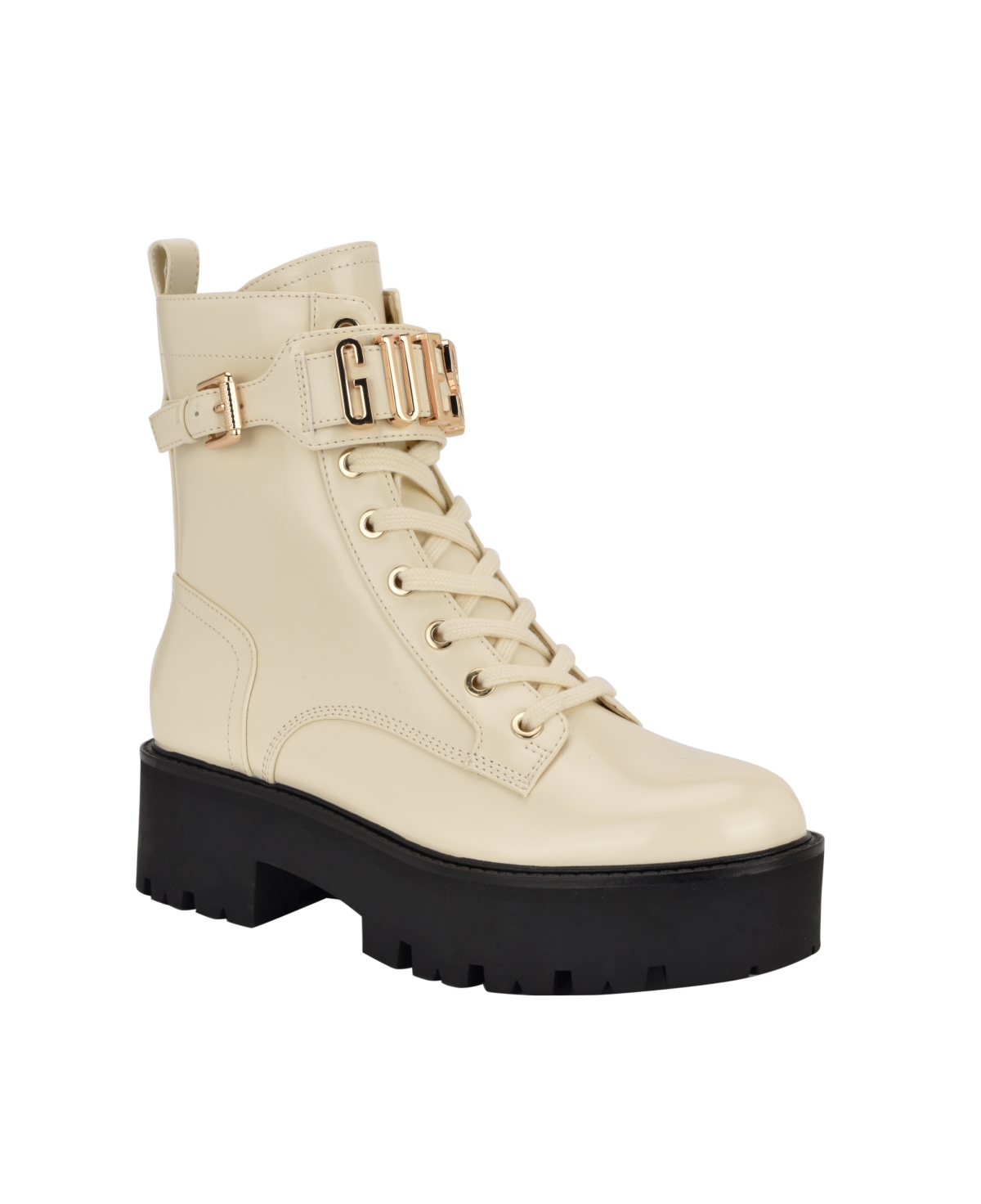 Guess combat boots with rhinestones online