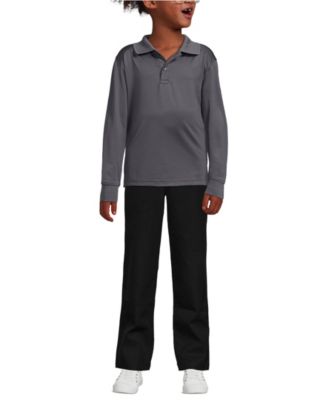 Girls Long Sleeve Rapid Dry Polo Shirt