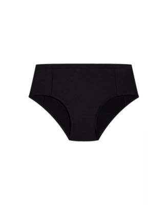 Plus Size Knit High Waist Swim Brief