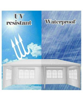 10 x 20 Feet Outdoor Party Wedding Canopy Tent with Removable Walls and Carry Bag