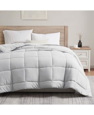 Premium Quilted All Season Goose Down Alternative Comforter with Corner Tabs - Full 82"X86"