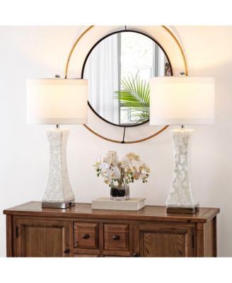 Shelley Table Lamp Set Of 2 W/ USB Port