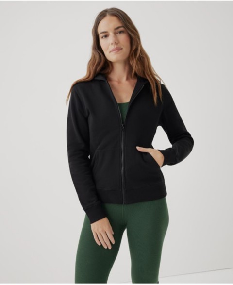 Женские худи Pact Women's Organic Cotton Cloud Brushed Fleece Zip
