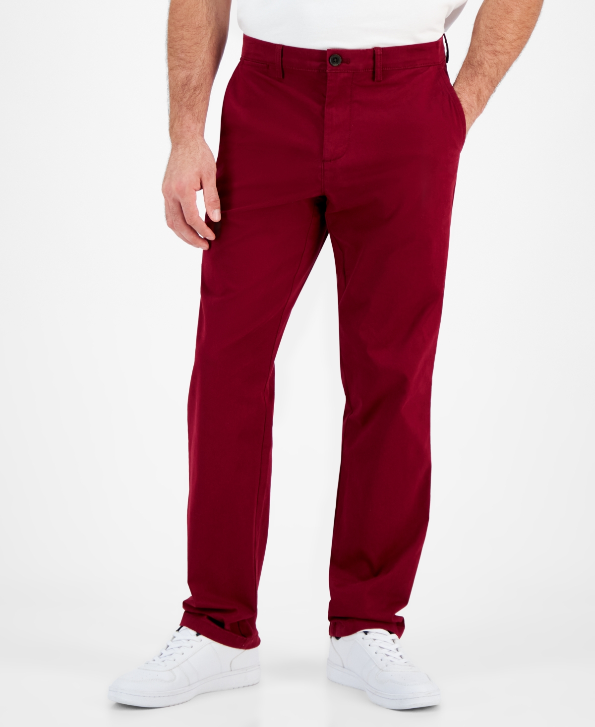 Tommy Hilfiger Men's Straight-Fit Denton Flex Chino Pants