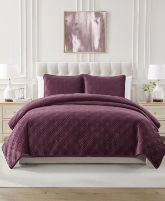 Seventh Studio - Diamond Embossed 3-Pc. Quilt Set, Full/Queen