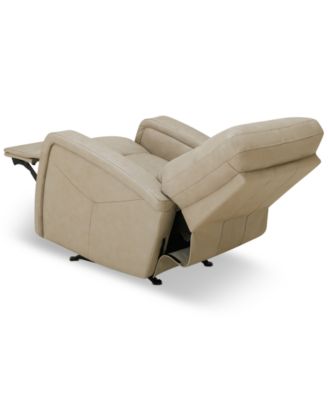 Trolan Leather Power Rocker Recliner, Created for Macy&#39;s