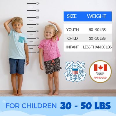 Vision Child Life Vest - Woven Polymer Life Jacket Type III PFD