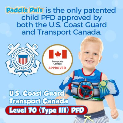 Paddle Pals Motion Life Jacket - USCG Approved Kids Vest