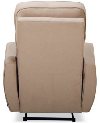 Garso Fabric Wallhugger Power Recliner with Power Headrest and Power Lumbar, Created for Macy's