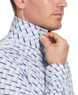 Perry Ellis Big and Tall Linen Suit Vest in Metallic for Men