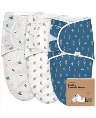 3pk Soothe Baby Swaddle, Organic Baby Swaddle Sleep Sacks, Newborn, Infant Swaddle Sack