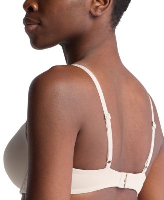 Women's Soft Stretch Lace Push-Up Plunge Bra QF7578