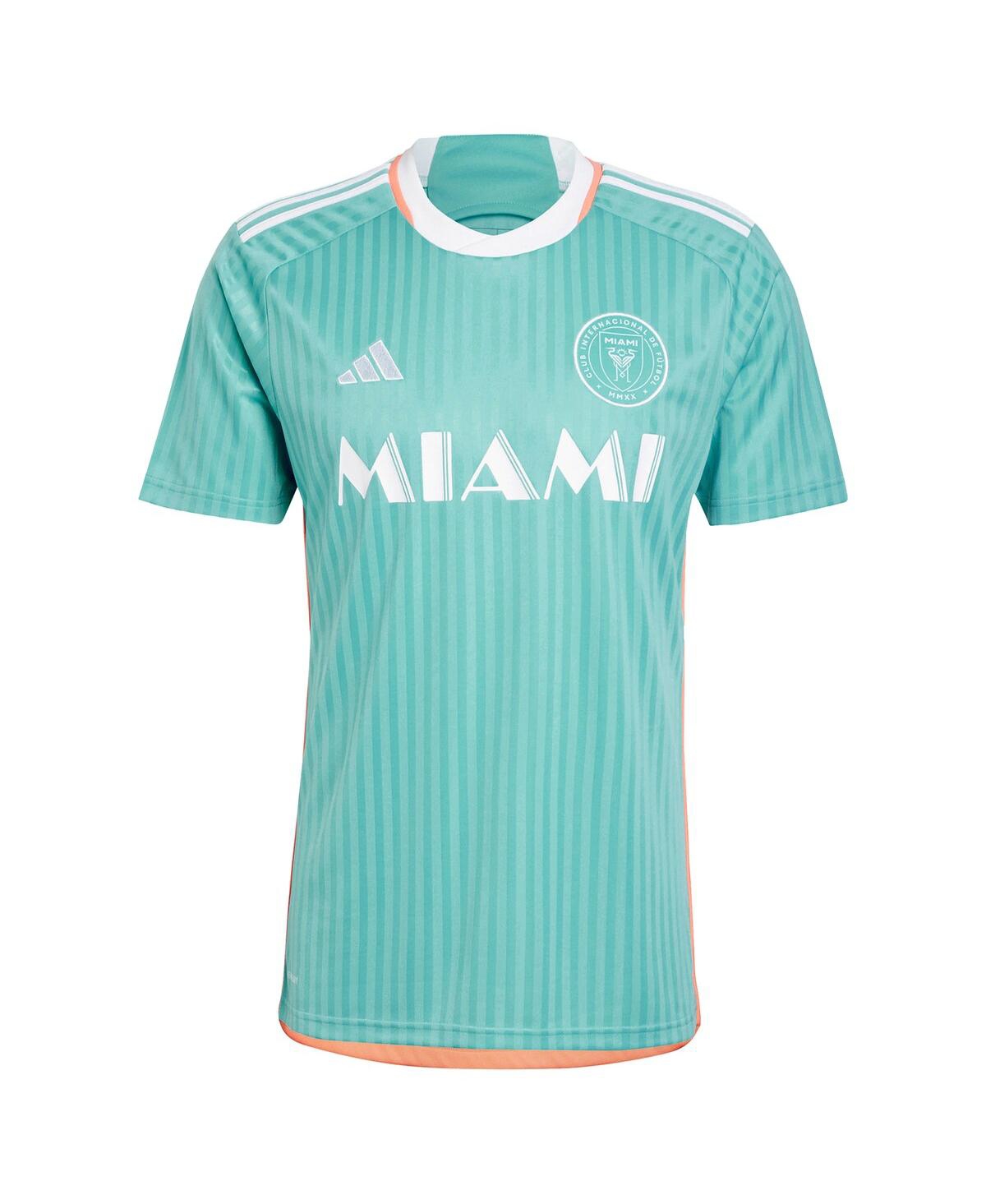 Adidas Men's Lionel MessiInter Miami Cf 2024 Archive Replica Player Jersey - Aqua