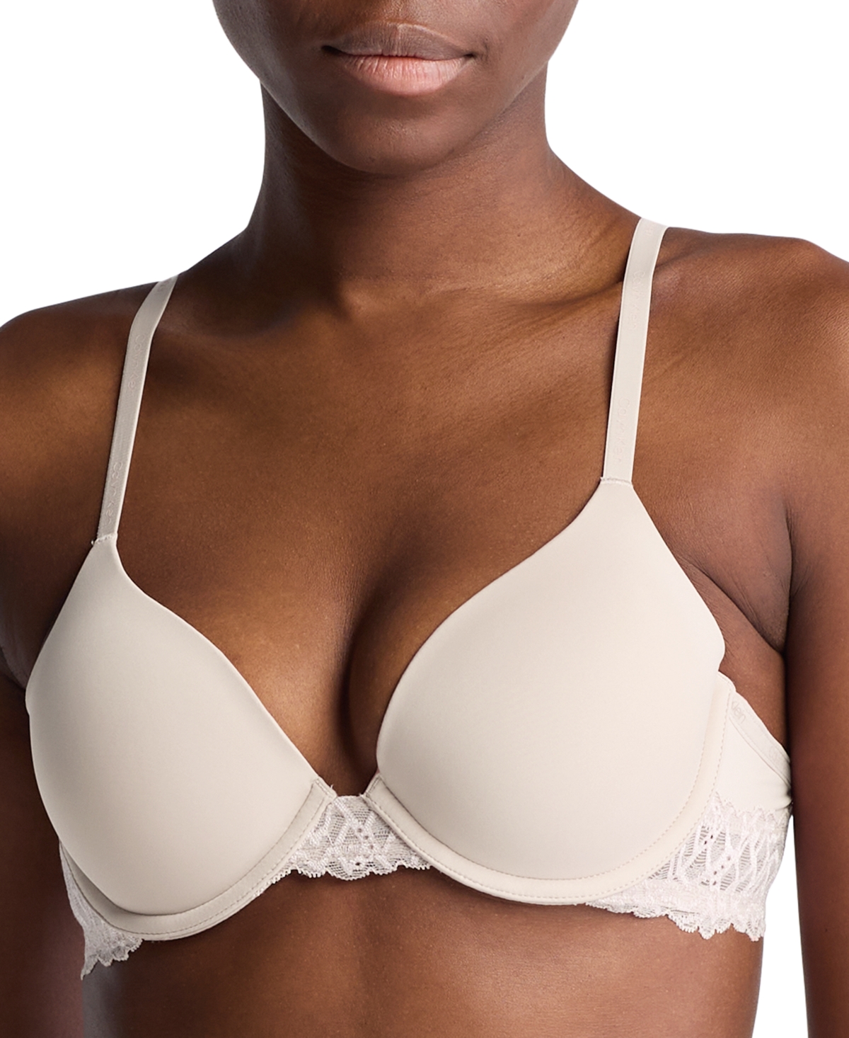CALVIN KLEIN WOMEN'S SOFT STRETCH LACE T-SHIRT BRA QF7837 