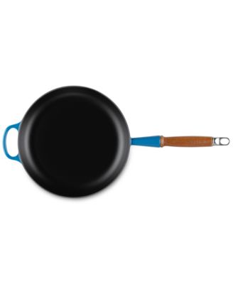 Enameled Cast Iron Alpine Wood Handle 2.25-Qt. Fry Pan