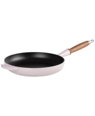 Enameled Cast Iron Alpine Wood Handle 2.25-Qt. Fry Pan