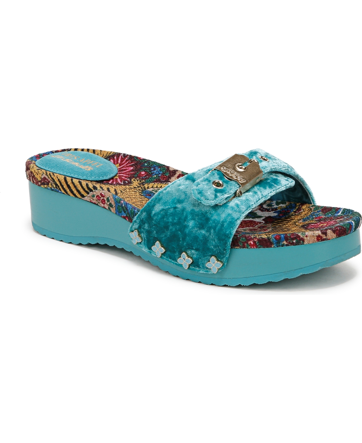 Dr. Scholl s Women s Original Too Slide Sandals Tiger Multi Fabric Smart Closet