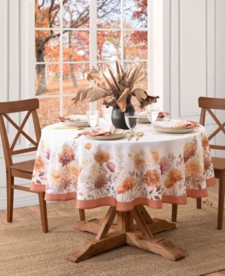 Tovaglia Natalizia Elrene Con Decorazioni Invernali – Multicolore, 60x84 Pollici (152x213 Cm) – Rettangolare