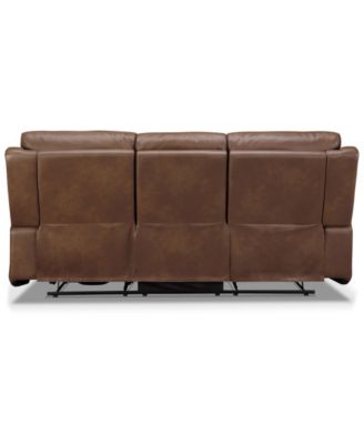 86" Leather Power Reclining Sofa