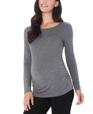 Cuddl Duds - Women's Softwear Long-Sleeve Maternity Top