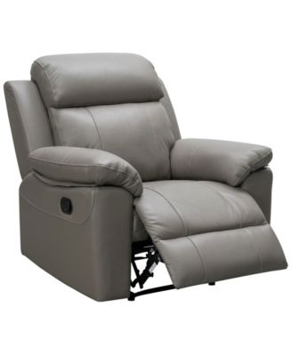 39" Leather Manual Recliner