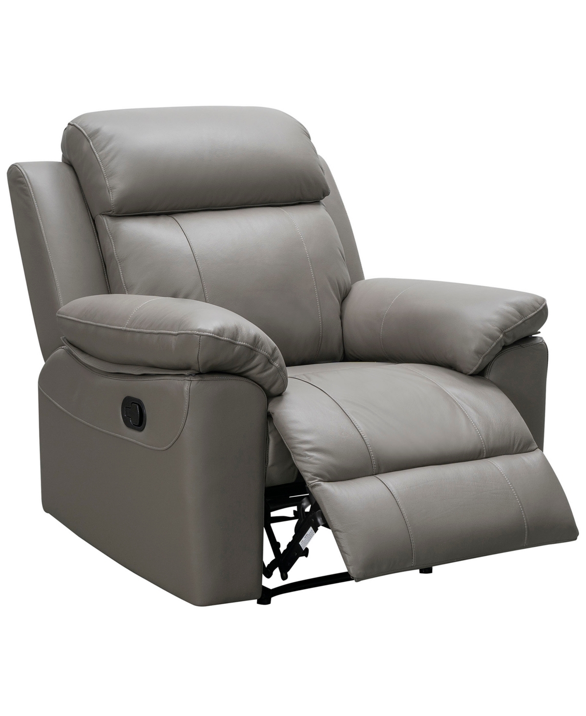 ABBYSON LIVING 39" LEATHER MANUAL RECLINER 
