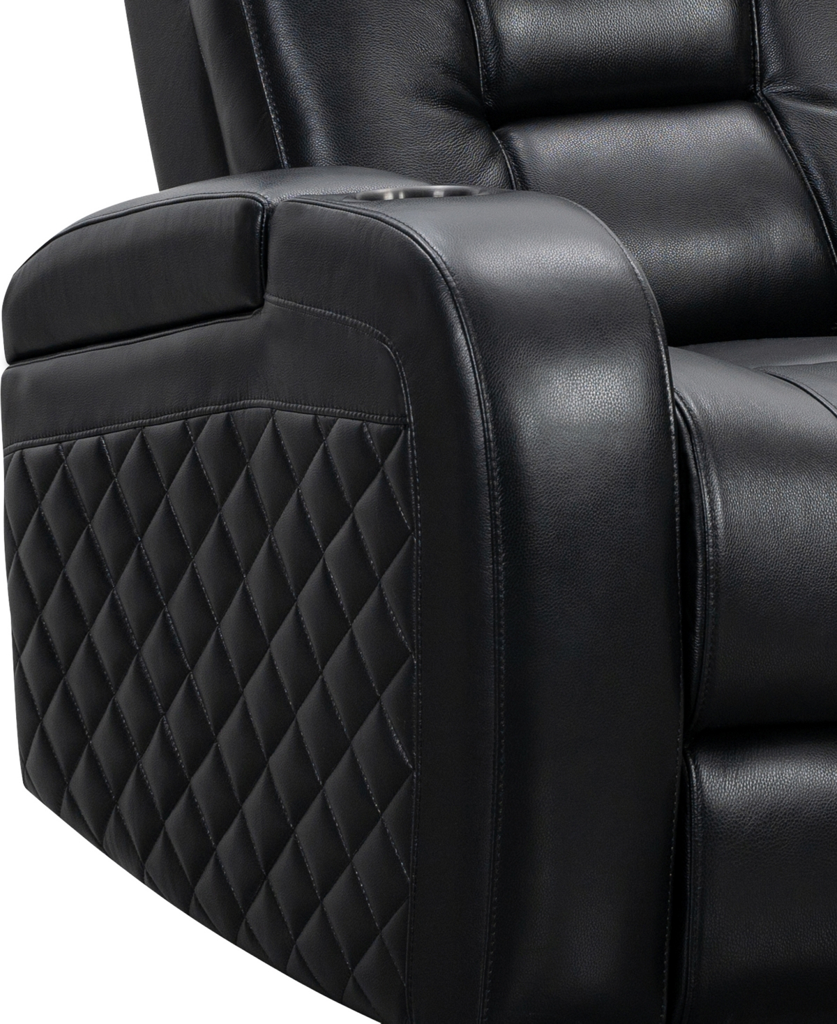 ABBYSON LIVING 42" LEATHER THEATER POWER RECLINER 