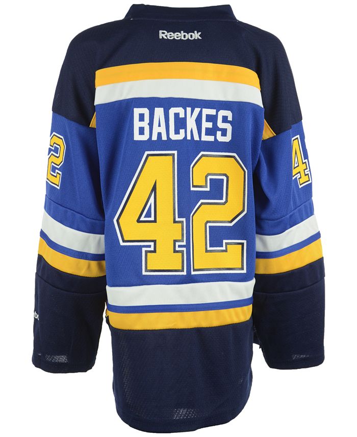 David Backes Signed St Louis Blues Jersey