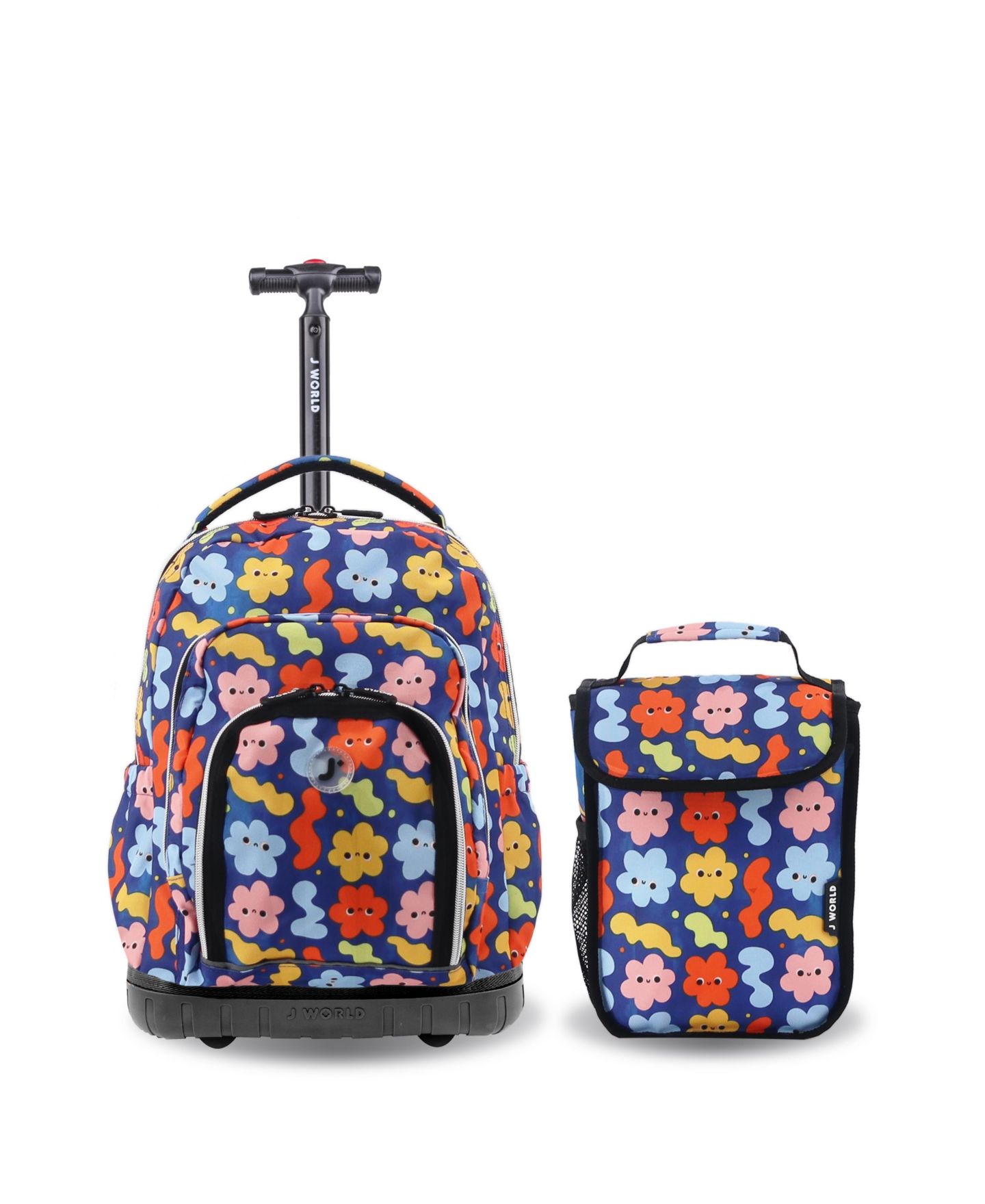 Рюкзак J World Boys Lollipop 16" Rolling with Insulated Lunch Bag, цвет: Облачный — фото 1