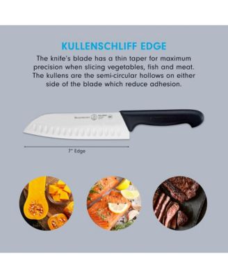 Pro Series Kullens Santoku Knife, 7"