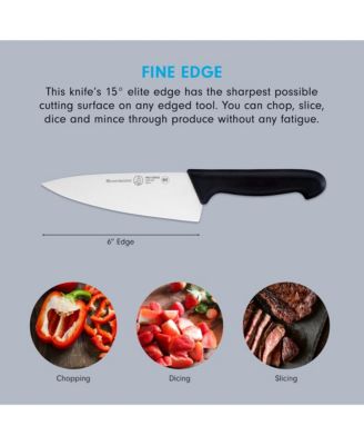 Pro Series Wide-Blade Chef s Knife, 6”