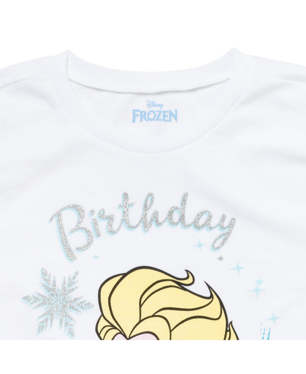 Disney Girls Junior Birthday T-Shirt to (2T - 14-16) - white
