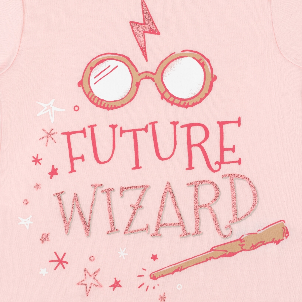 Harry Potter Baby Girls Baby 3 Pack Bodysuits Newborn to -/ pink / heather grey