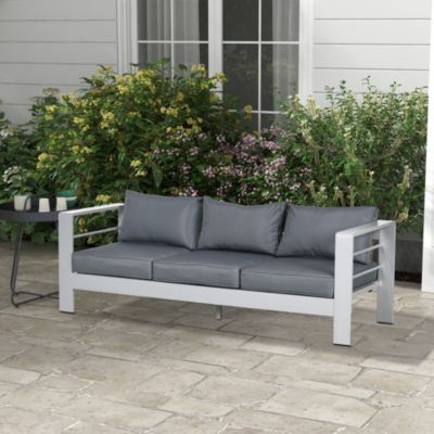 Patio Furniture with Cushions, Aluminum Outdoor Sofa,