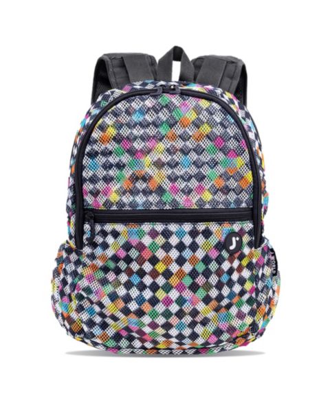 Рюкзак J World Mesh See-through for School, цвет: Checkers