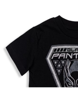 Boys Marvel Spider-Man Black Panther Iron Man Hulk Captain America 2 Pack Graphic T-Shirts to