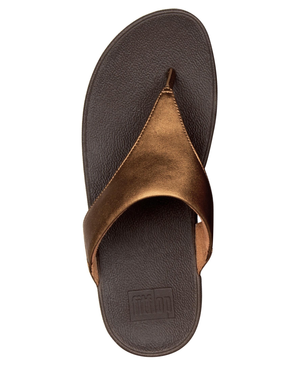 FitFlop Women's Lulu Metallic Leather Toe-Post Sandals