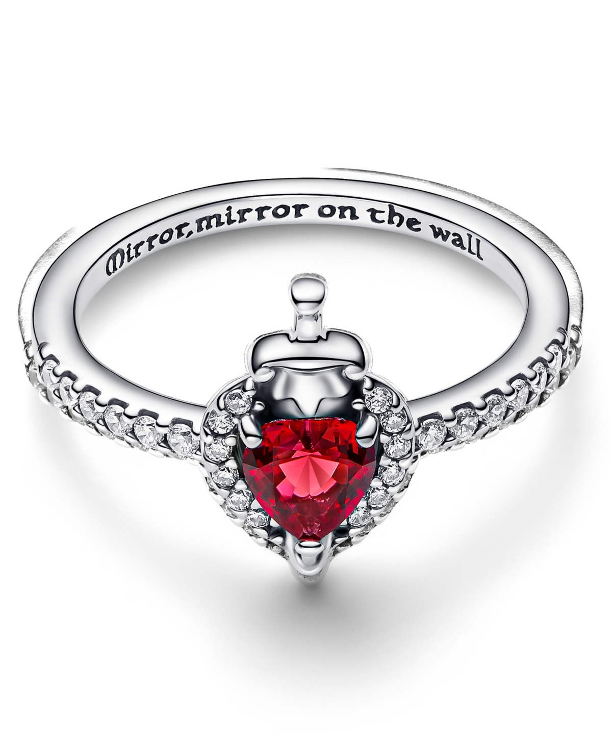 Pandora Sterling Silver Disney Villains Evil Queen Ring In Silver