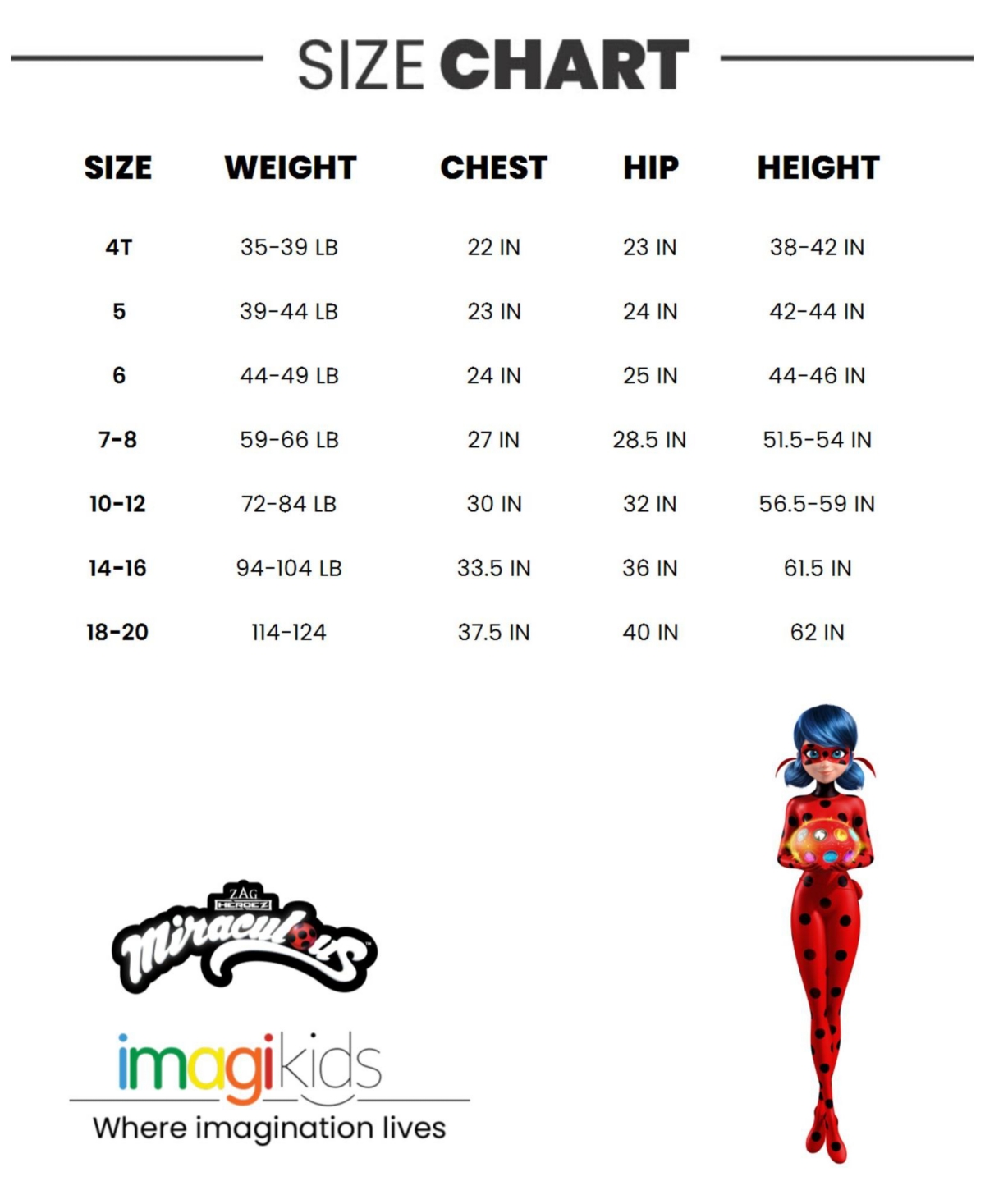 Miraculous Ladybug Cat Noir Rena Rouge Girls 2 Pack T-Shirts Toddler to Big Kid -red