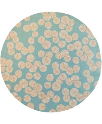 Liora Manne' - Capri Sea Biscuit 8'x8'4" Round Area Rug