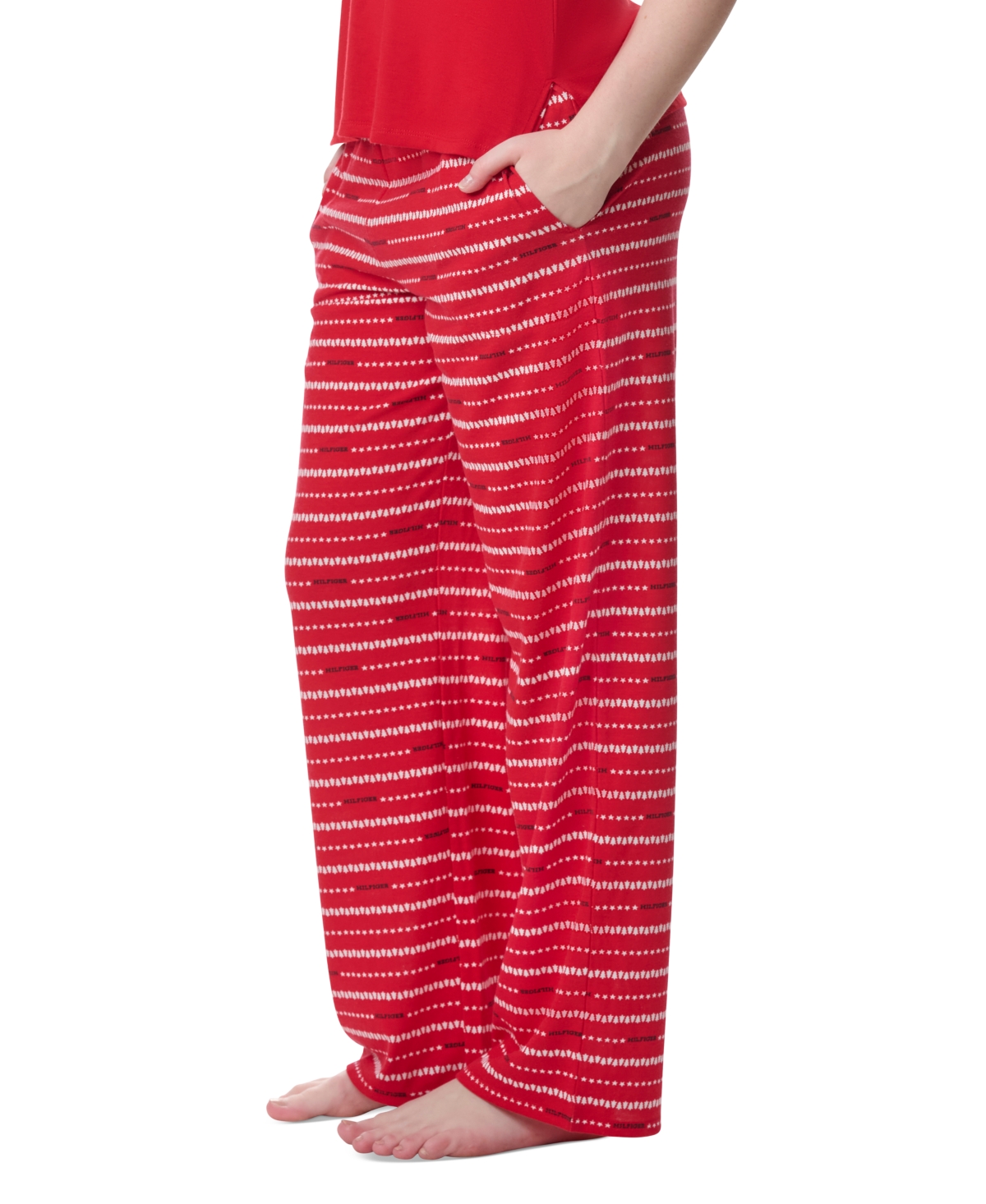 Tommy Hilfiger Women's Elastic-waist Pajama Pants In Strtreetn