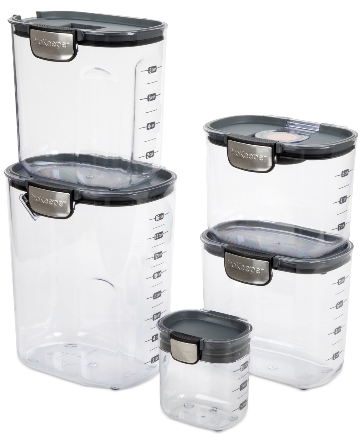 Prepworks Prokeeper+ 9-piece Professional Baker's Storage Set In No Color