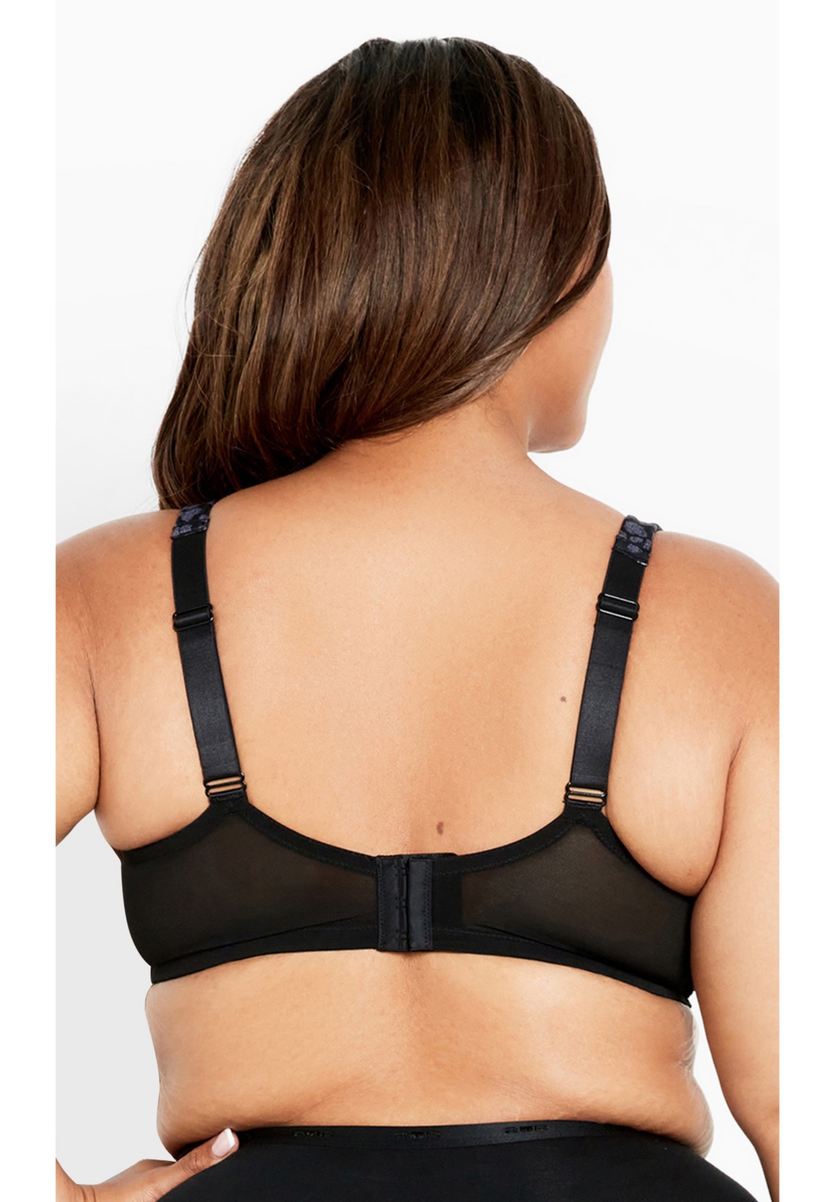 Avenue Plus Fashion Plunge Print Bra