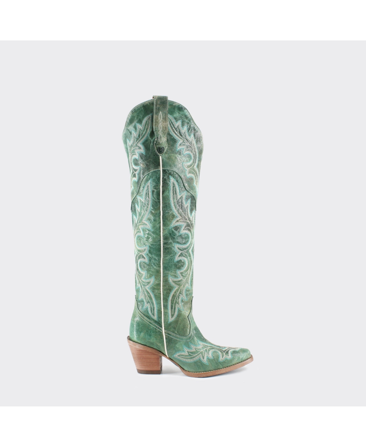 Buck & Brana Julia Leather Cowgirl Boots - Sophisticated Western Footwear By