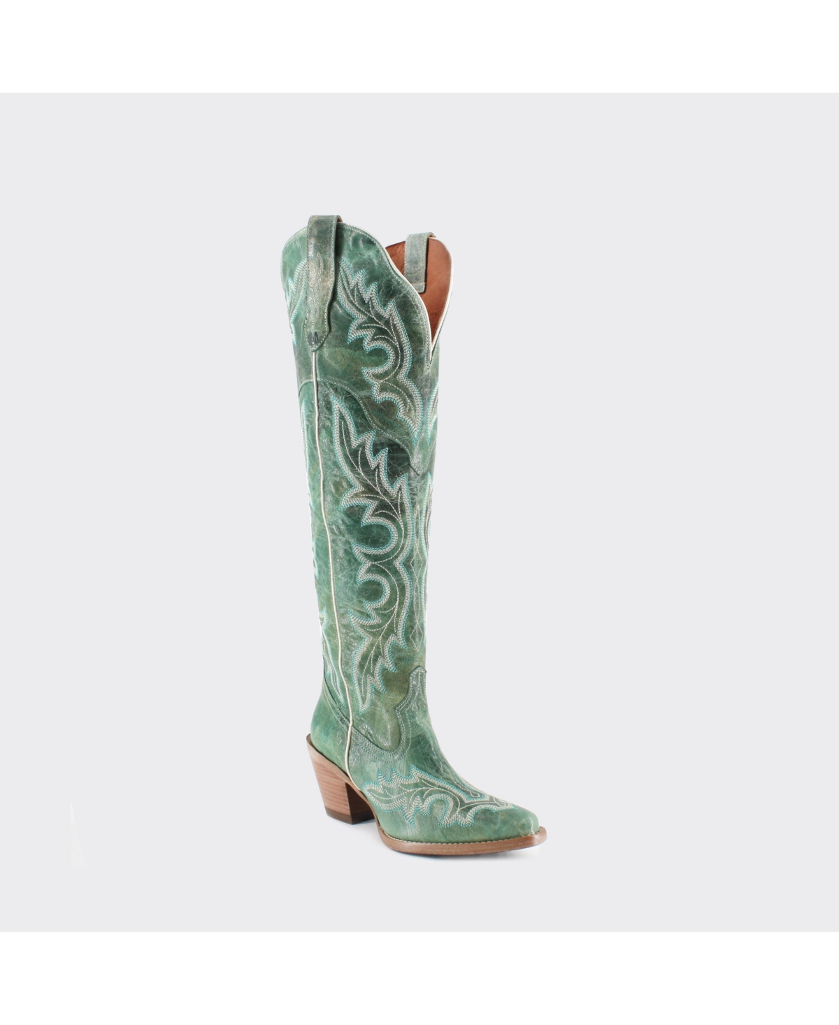 Buck & Brana Julia Leather Cowgirl Boots - Sophisticated Western Footwear By