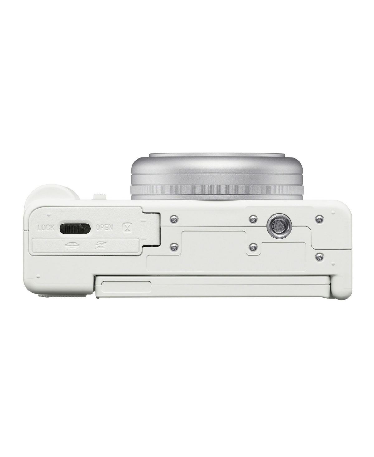 Sony Zv-1F Vlog Camera Bundle with Content Creation Kit and Accessory - White
