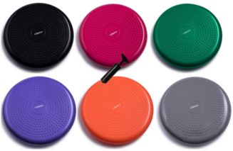 Bintiva 33cm Balance Disc Set - Black, Gray, Purple, Green, Red, Orange ...